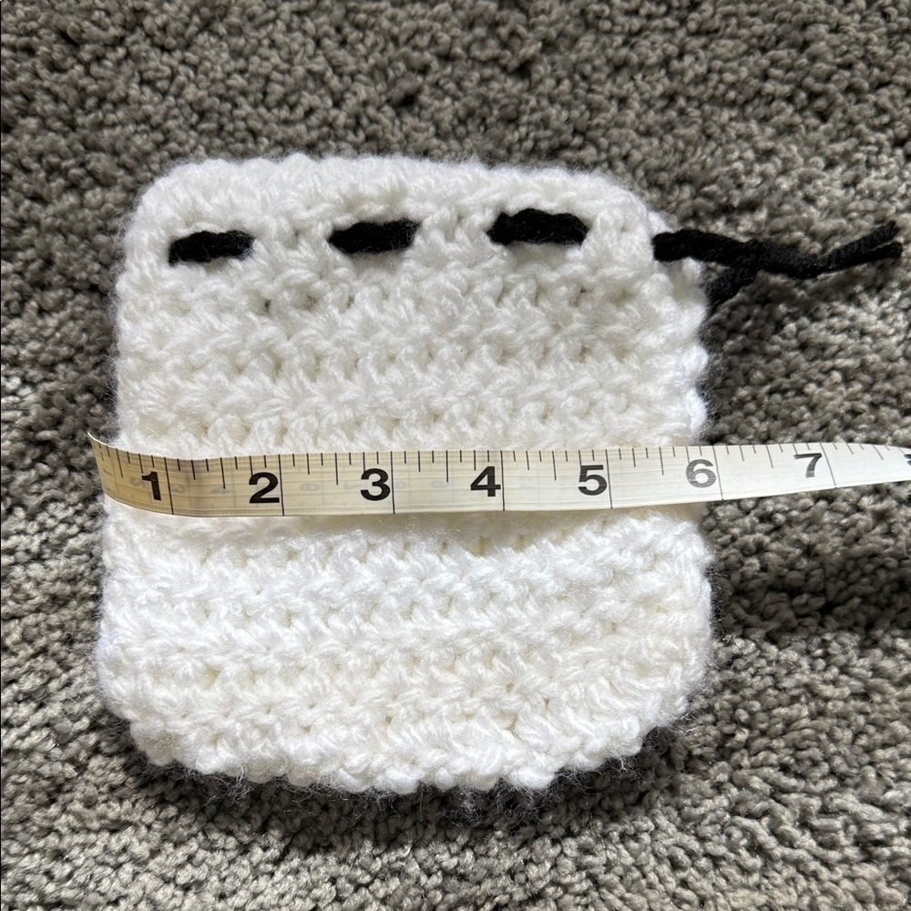 Crochet Drawstring Pouch - Picture 6 of 7